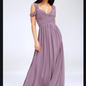 Lulu's Make Me Move Dress in Dusty Purple